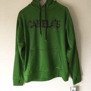 Cabellas Green Hoodie Pullover